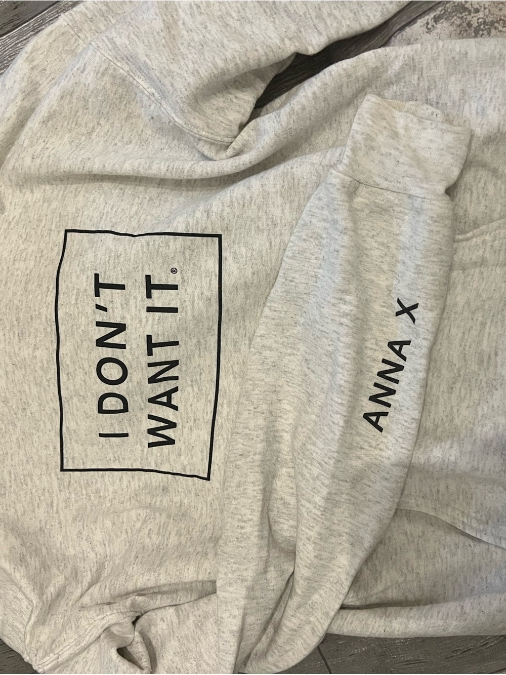 Hanes EcoSmart Light Gray Hoodie with Red Logo Tag